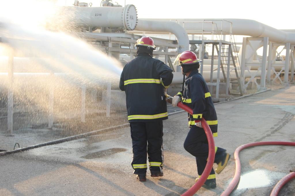 Holding a fire control maneuver in Azadegan Manifold, Bahregan district